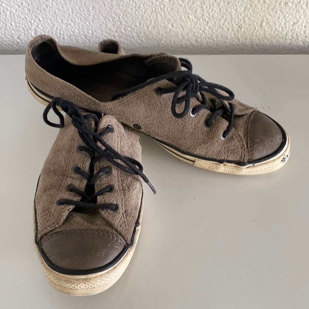 Leather Converse